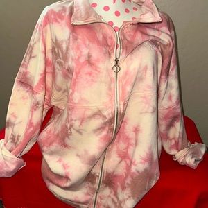 PINK varsity full zip